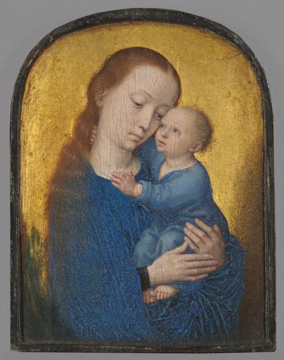 Osa diptyykistä: Neitsyt Maria ja lapsi tekijältä Gerard David