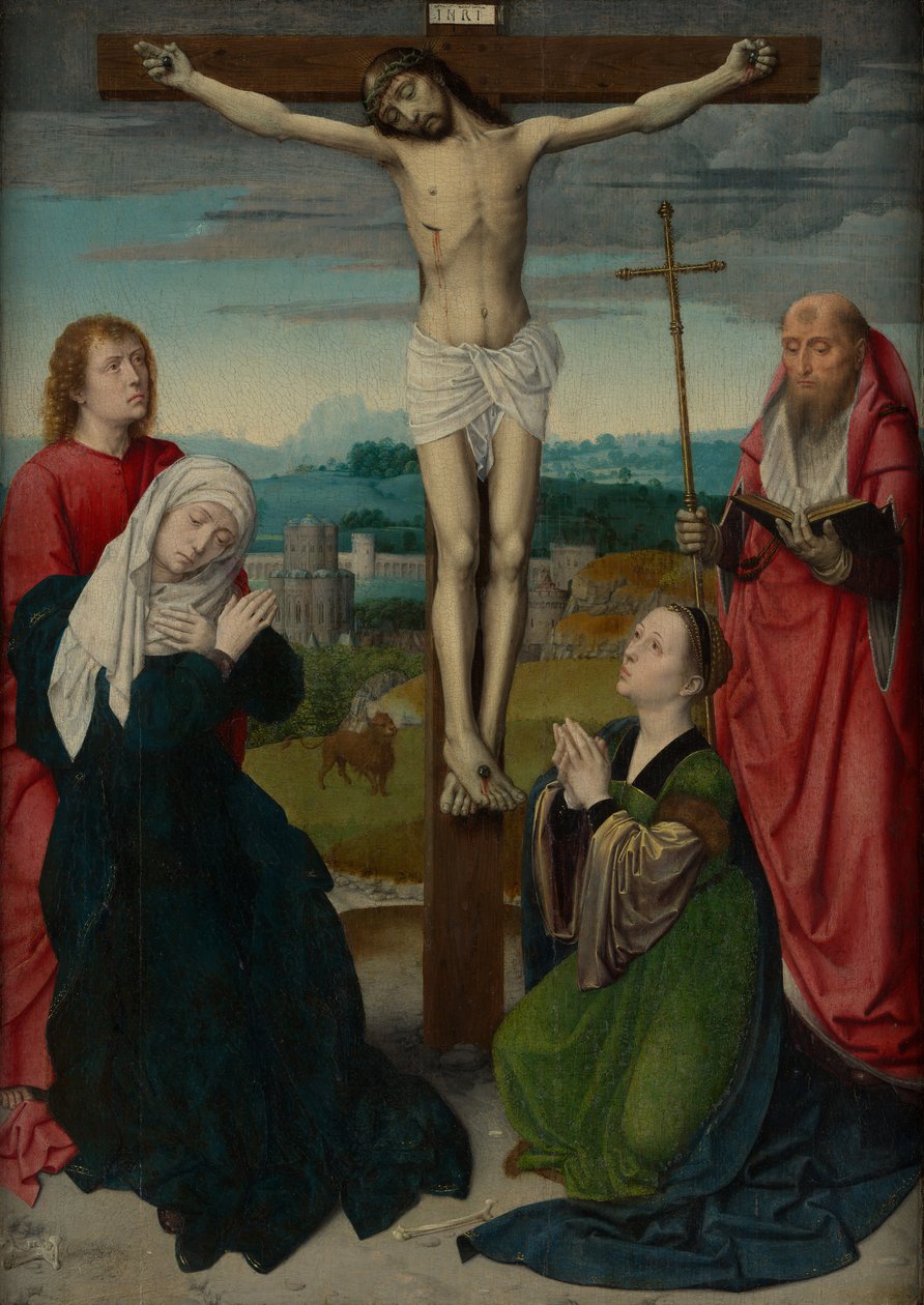 Ristiinnaulitseminen, n. 1495. tekijältä Gerard David