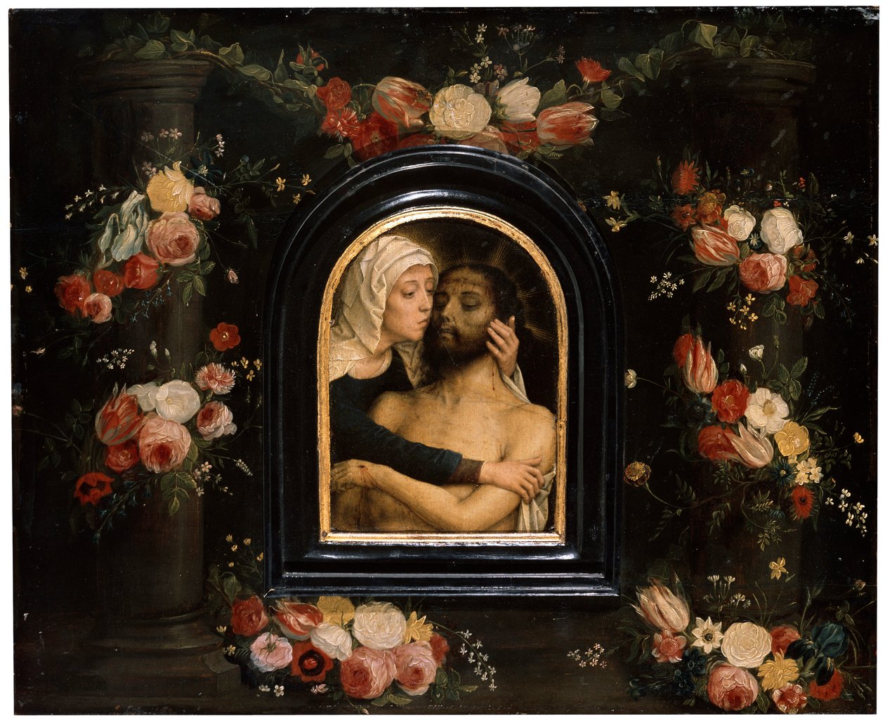 Valituslaulu kuolleesta Kristuksesta, 1400-luvun loppu tai 1500-luvun alku tekijältä Gerard David