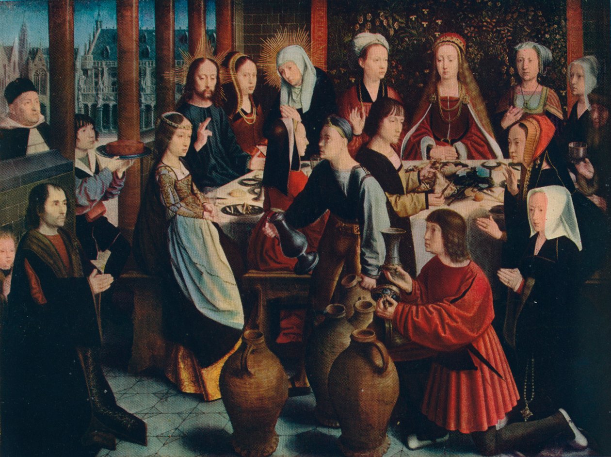 Avioliitto Canassa, c1500 tekijältä Gerard David