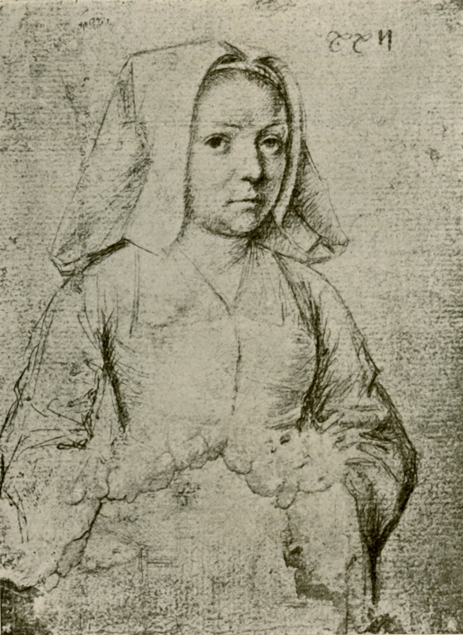 Nuori nainen, 1400-luvun loppu - 1500-luvun alku, 1908. tekijältä Gerard David