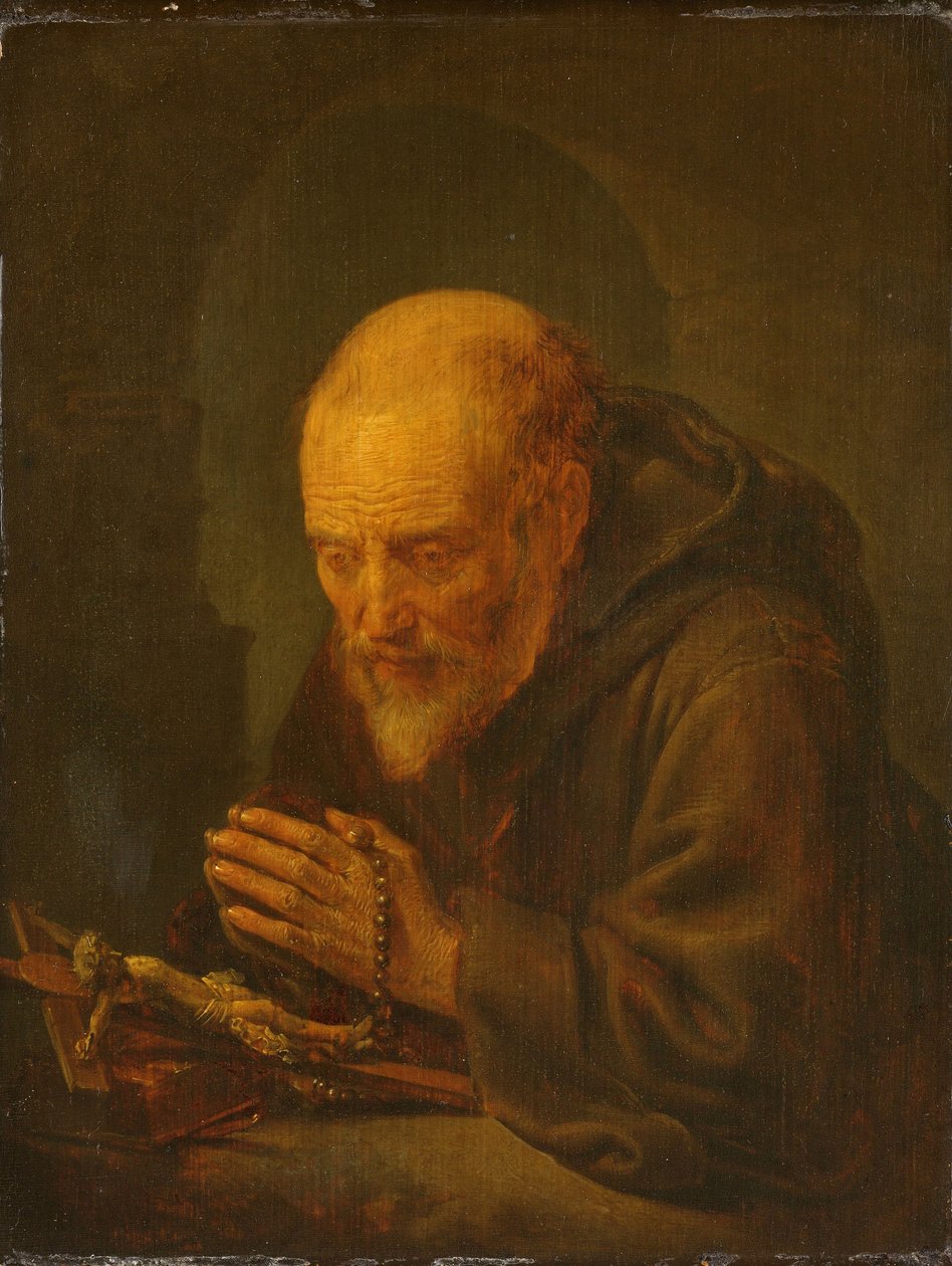 Hermitin rukous tekijältä Gerrit Dou