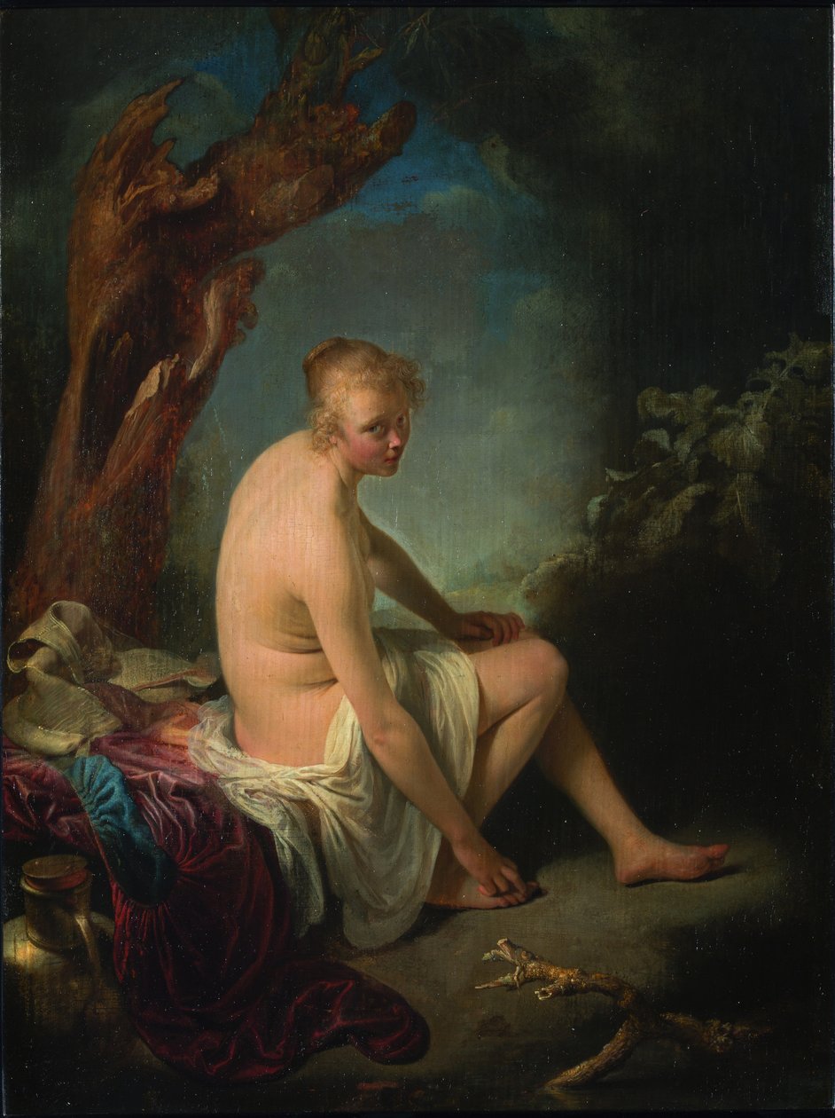 Bather, noin 1662-1665. tekijältä Gerrit Dou
