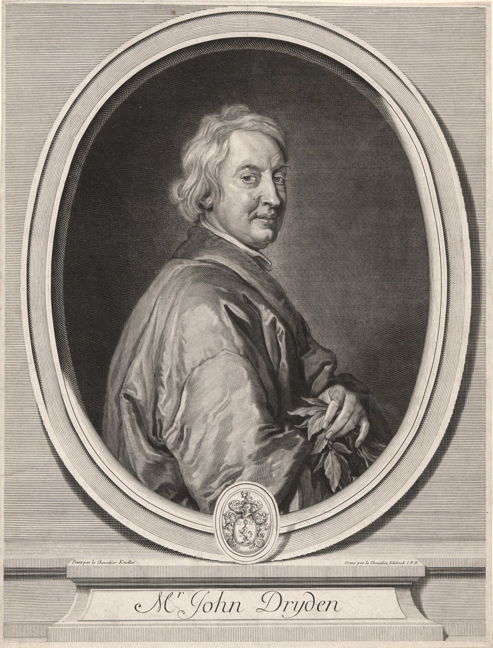 John Dryden (1631-1707) tekijältä Gérard Edelinck