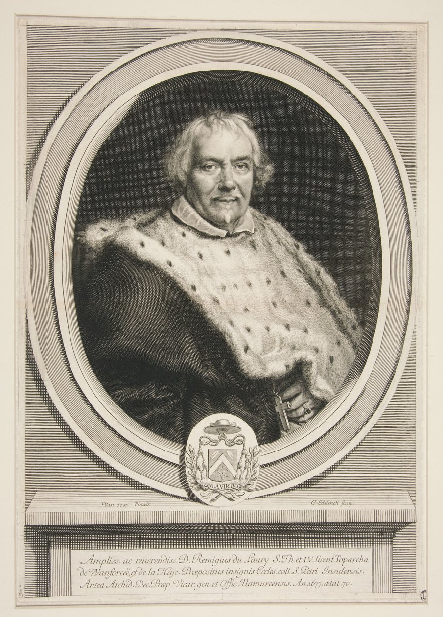 Remi Du Laury, St. Pierren yliopiston vararehtori, Lille tekijältä Gérard Edelinck