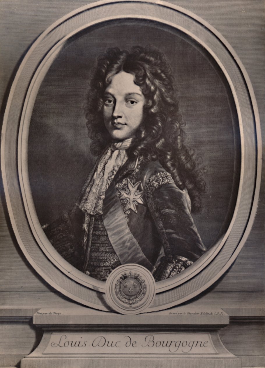 Louis, Burgundin herttua, Dauphin Ranskasta ja kuningas Ludvig XV:n isä, n. 1700 1894 tekijältä Gerard Edelnick