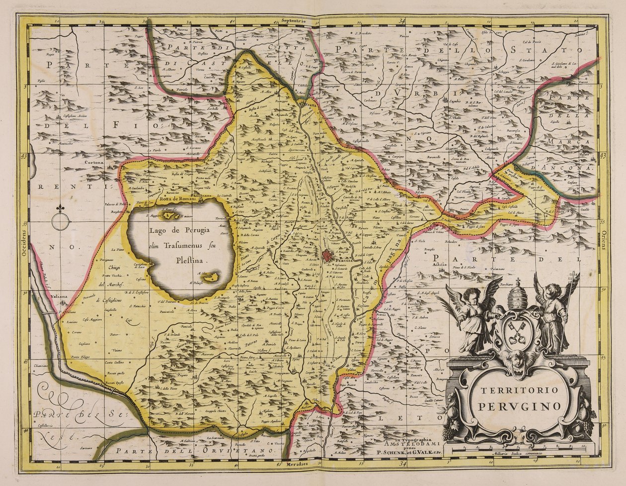 Territorio Perugino tekijältä Gerard Valck