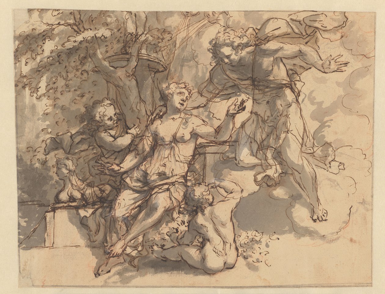 Mytologinen tai allegorinen esitys tekijältä Gerard de Lairesse (rejected attribution)