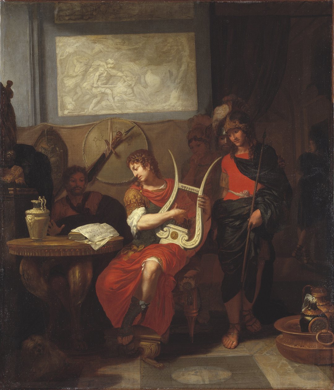 Lairesse, Gerard, de (1640-1711). öljy kankaalle tekijältä Gerard de Lairesse