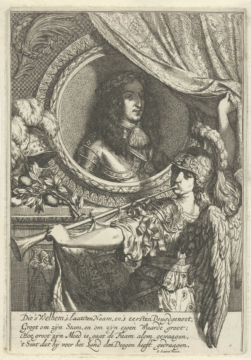 Retrat del príncep Guillem III acabat tekijältä Gerard de Lairesse