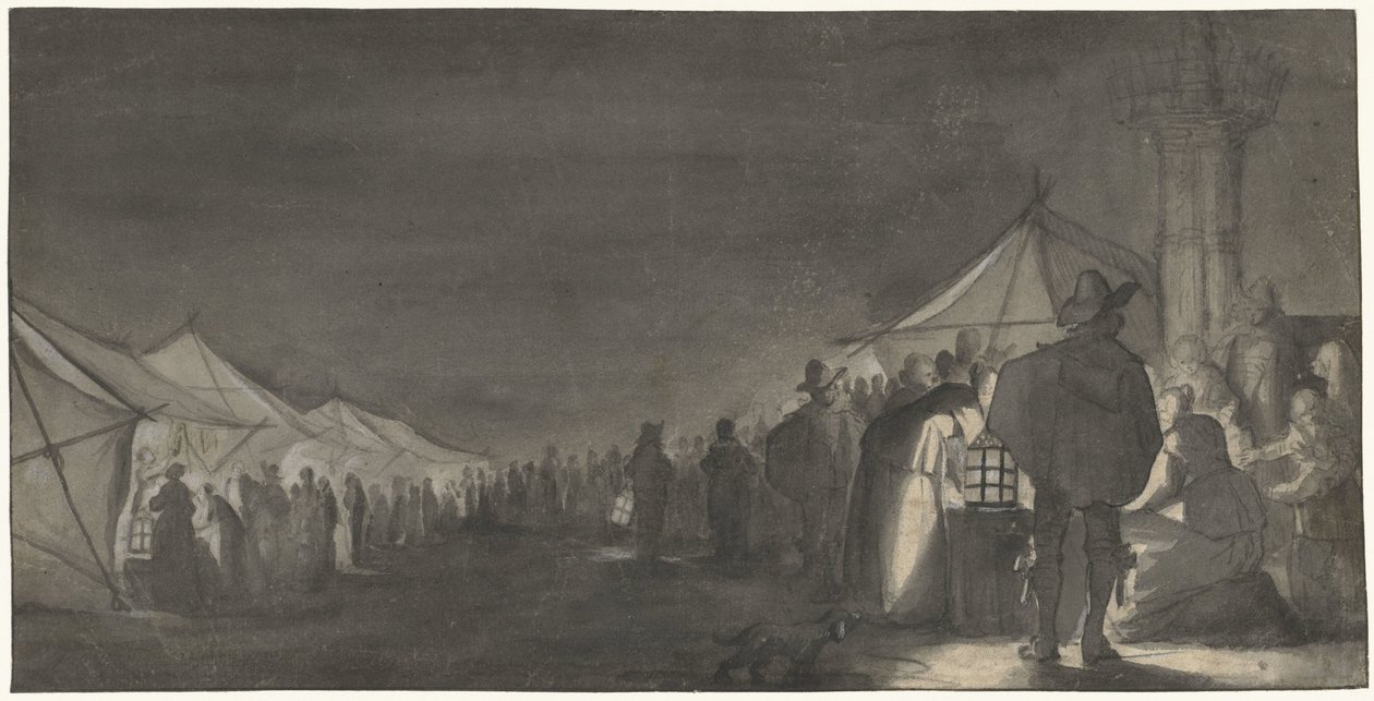 Maitotori Zwollessa yöllä tekijältä Gerard ter Borch (II)