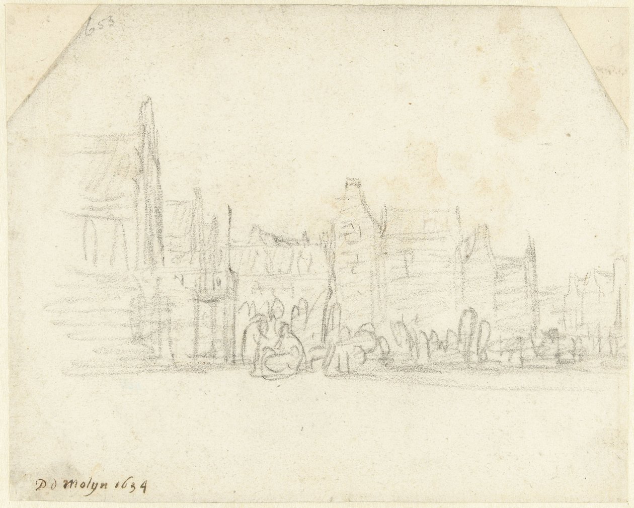 Grote Markt Haarlemissa tekijältä Gerard ter Borch (II)
