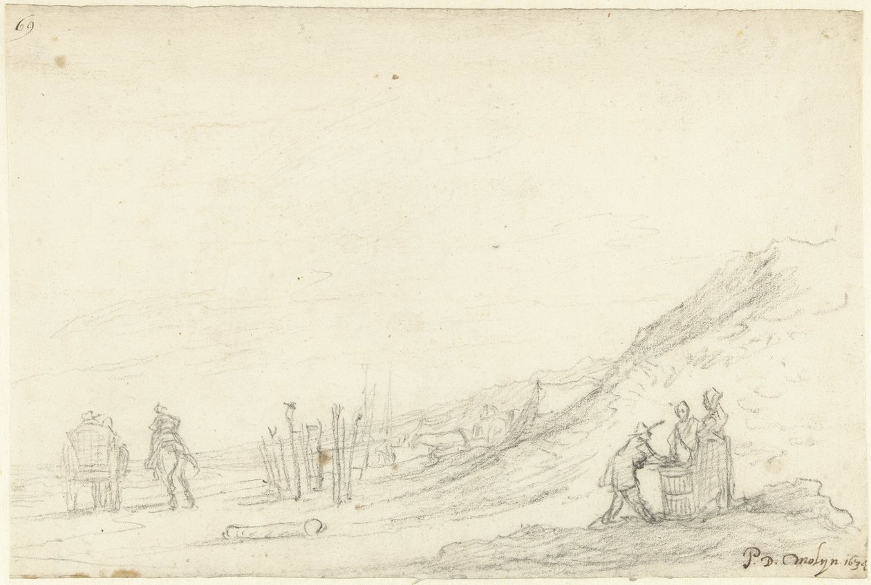 Rantamaisema tekijältä Gerard ter Borch (II)