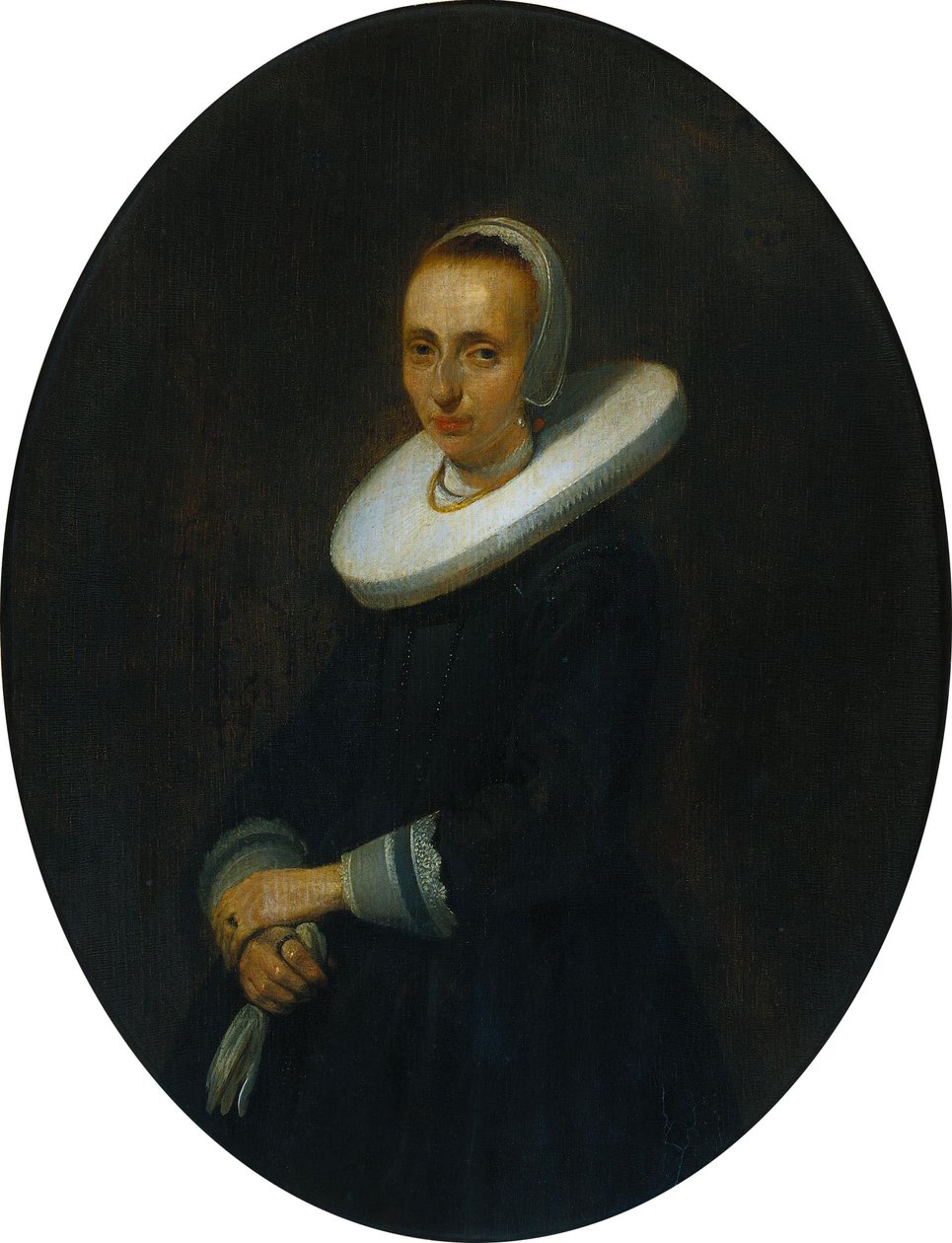 Johanna Bardoel (k. vuoden 1667 jälkeen). Gerard van der Schalcken vaimo tekijältä Gerard ter Borch