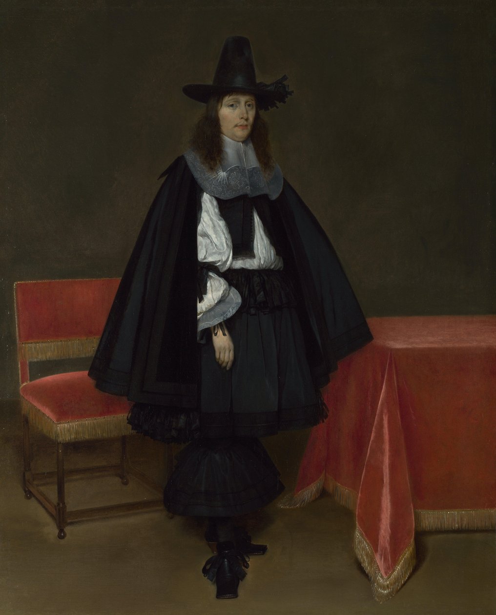 Nuoren miehen muotokuva tekijältä Gerard ter Borch