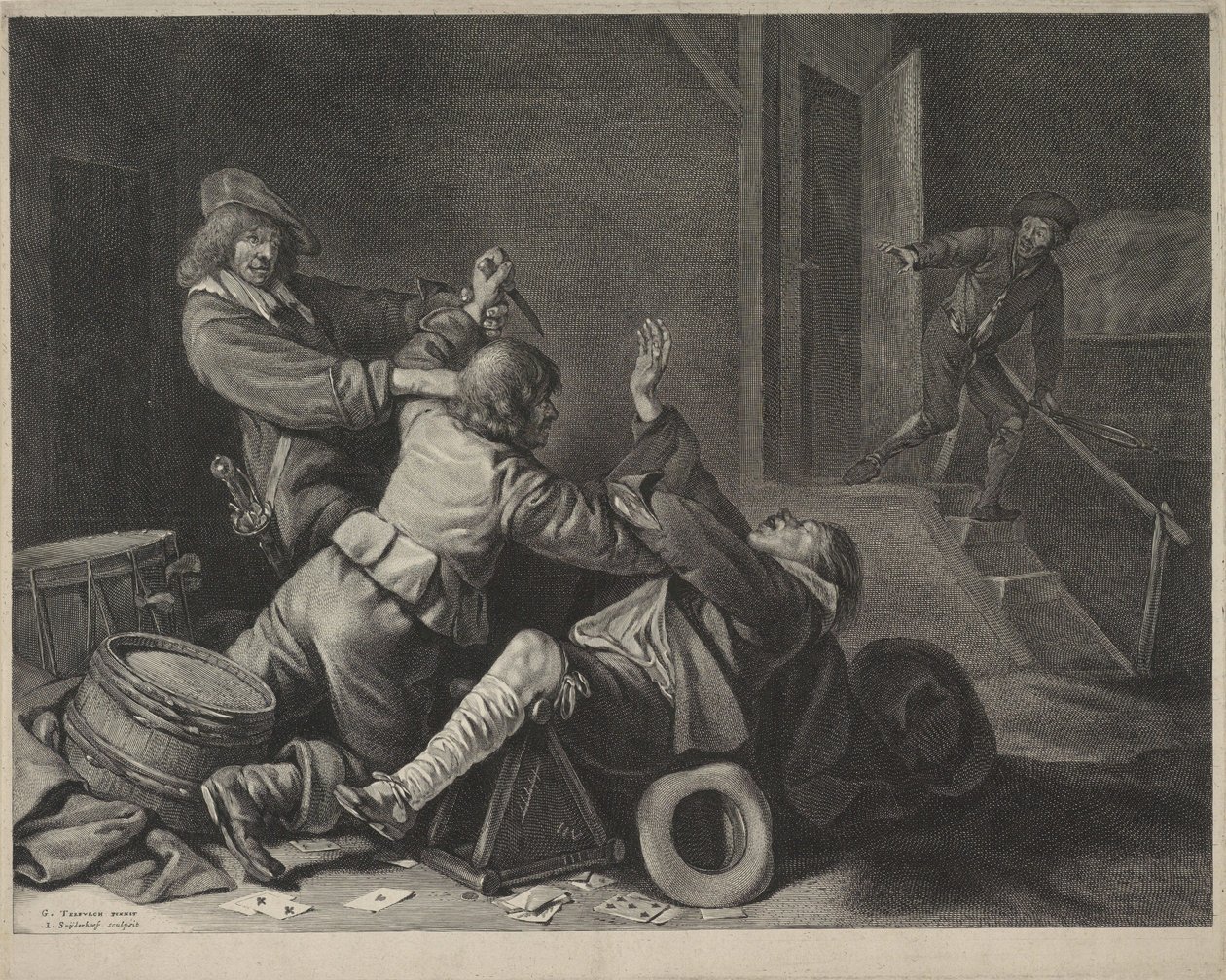 Puukotus tekijältä Gerard ter Borch