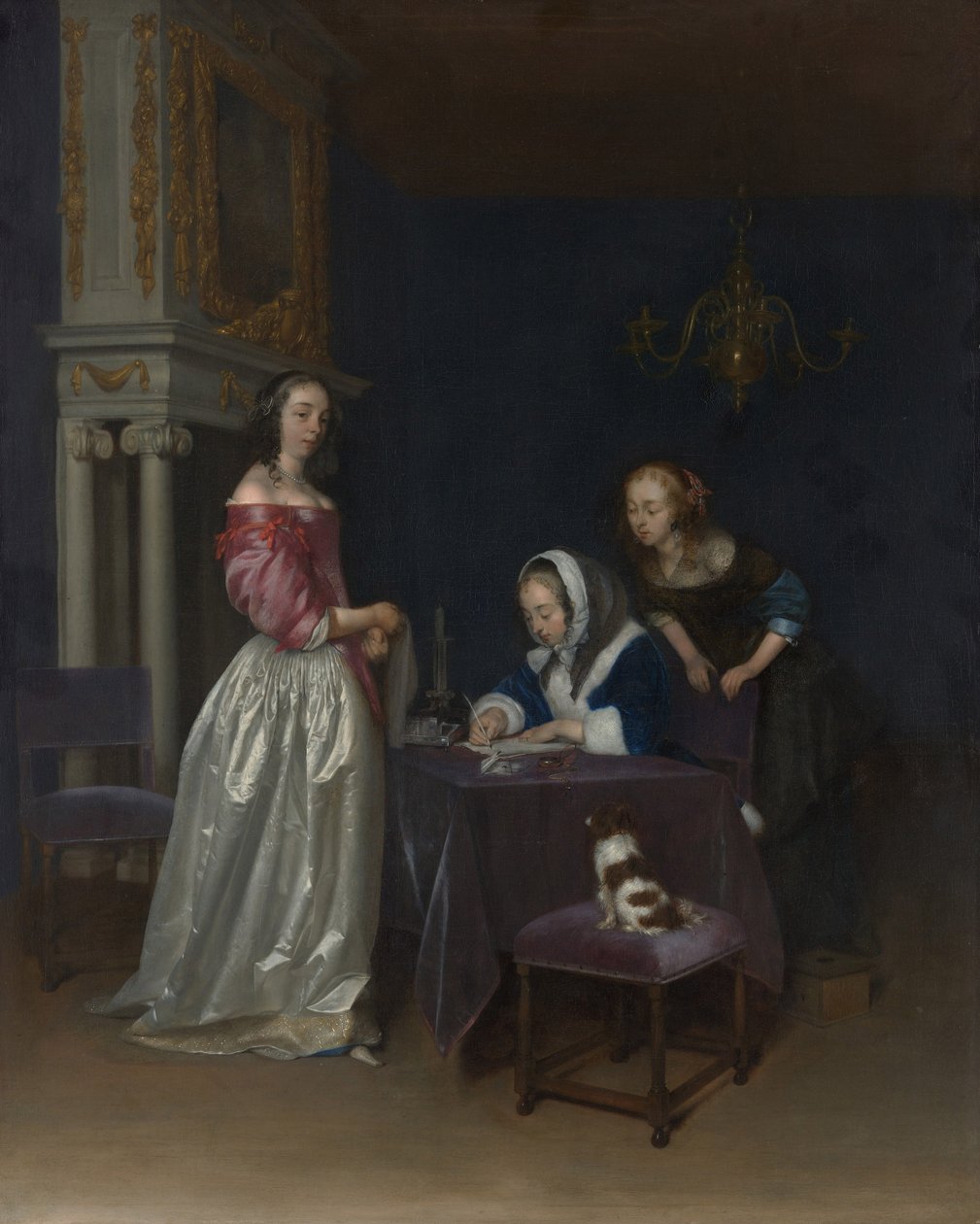 Curiosity, n. 1660-62 tekijältä Gerard ter Borch