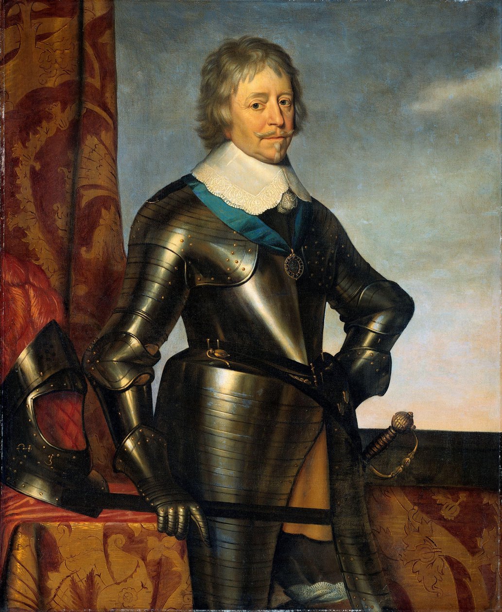 Oranssin prinssin Frederik Hendrikin (1584-1647) muotokuva tekijältä Gerard van Honthorst (workshop of)