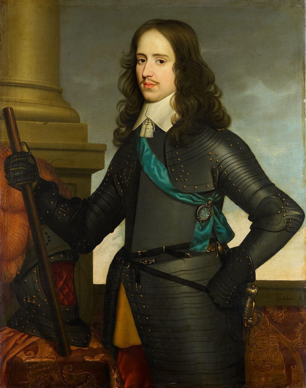 Oranssin prinssin Willem II:n (1626-1650) muotokuva tekijältä Gerard van Honthorst (workshop of)