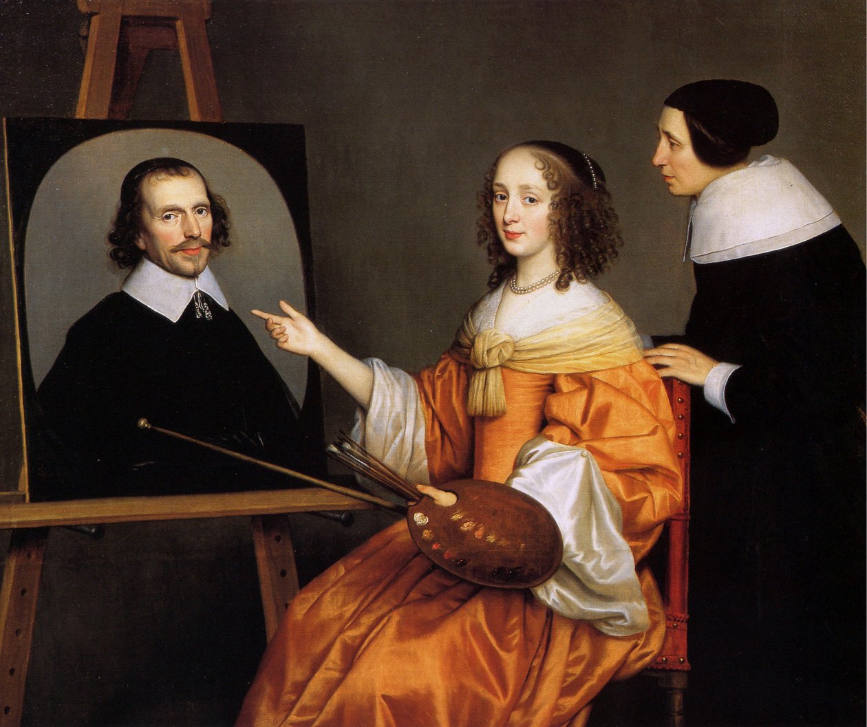 hollantilainen: Margaretha Maria de Roodere (noin 1625-1666) Margaretha Maria de Roodere (noin 1625-1666) tekijältä Gerard van Honthorst