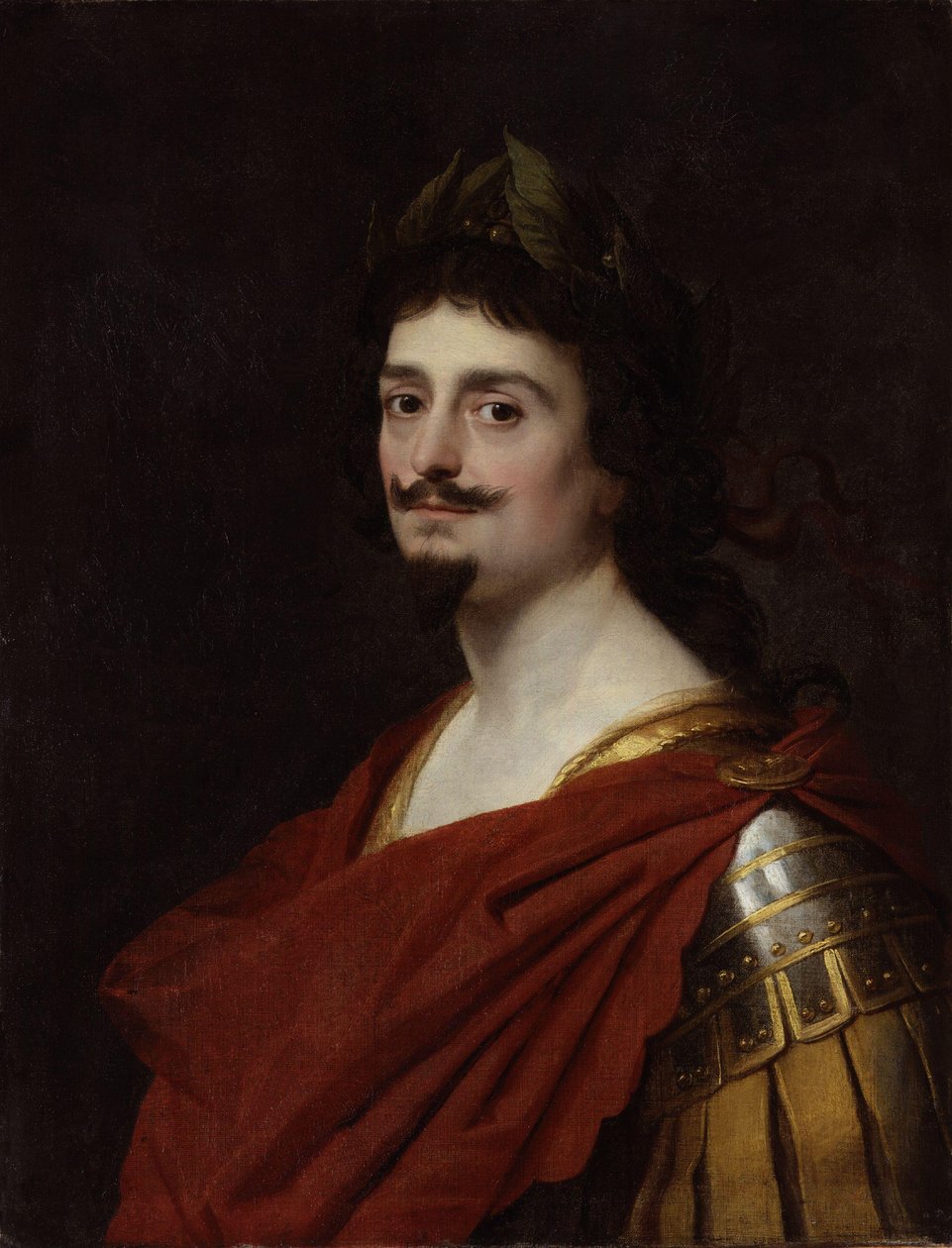 Muotokuva Fredrik V:stä (1596-1632) roomalaisena keisarina. tekijältä Gerard van Honthorst