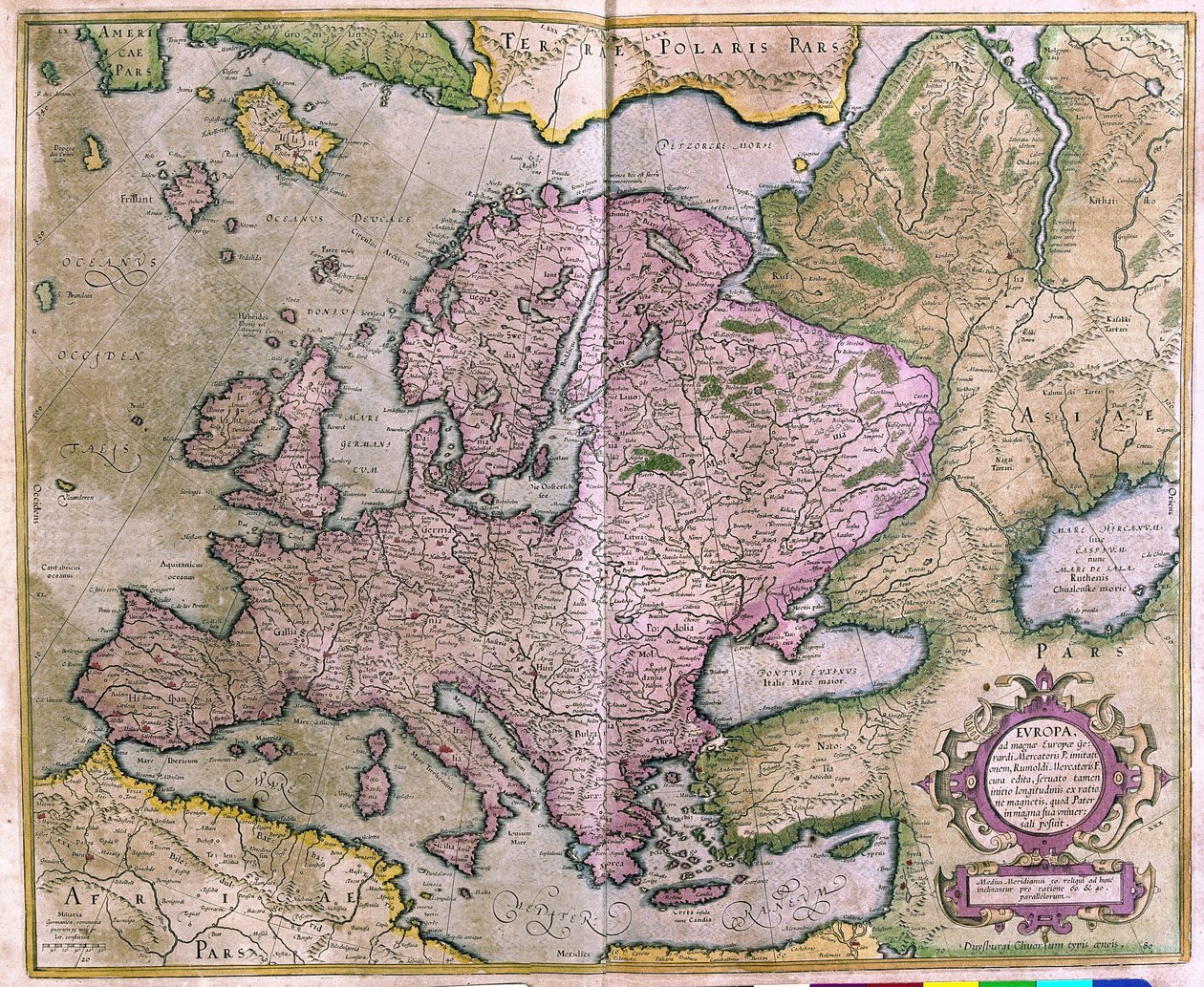Europa tekijältä Gerardus Mercator