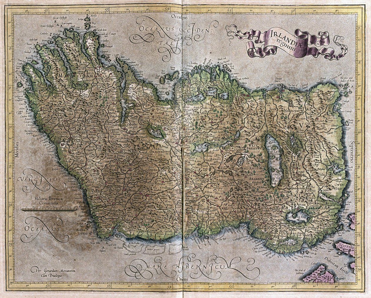 Irlanti tekijältä Gerardus Mercator