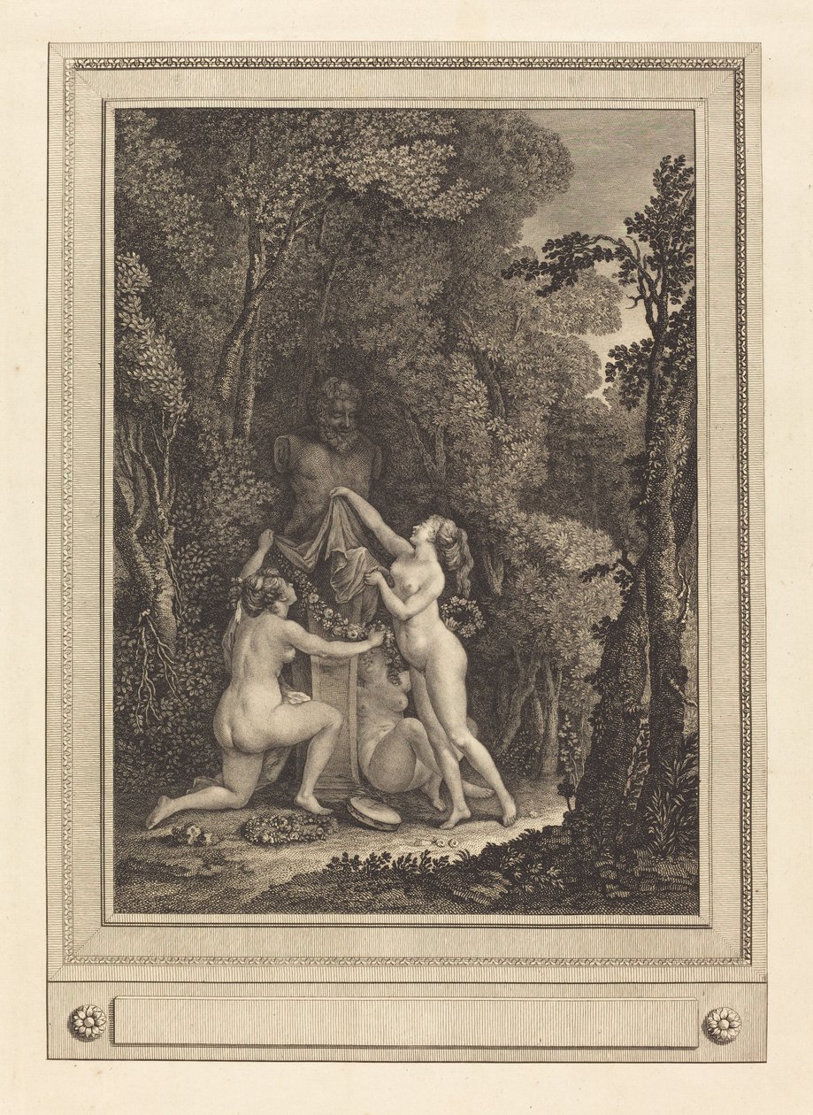 Scrupulous Nymphs, 1784. tekijältä Geraud Vidal