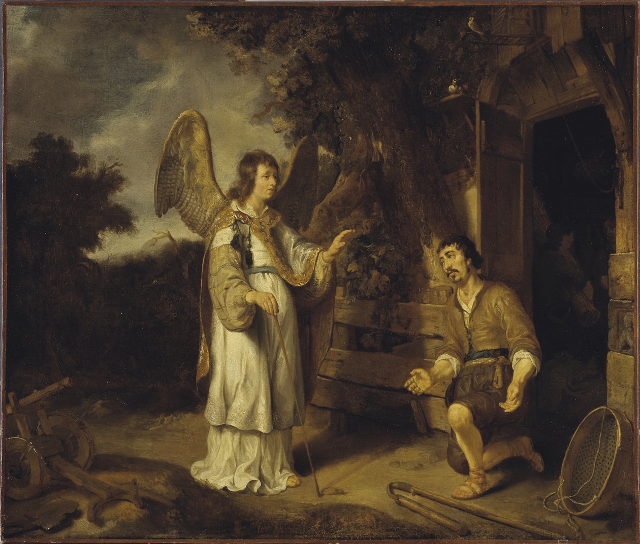Enkeli ja Gideon, 1640 tekijältä Gerbrand van den Eeckhout