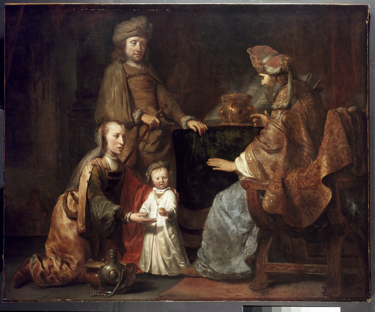Infant Samuel, jonka Hanna toi Elille, 1600-luku tekijältä Gerbrand van den Eeckhout