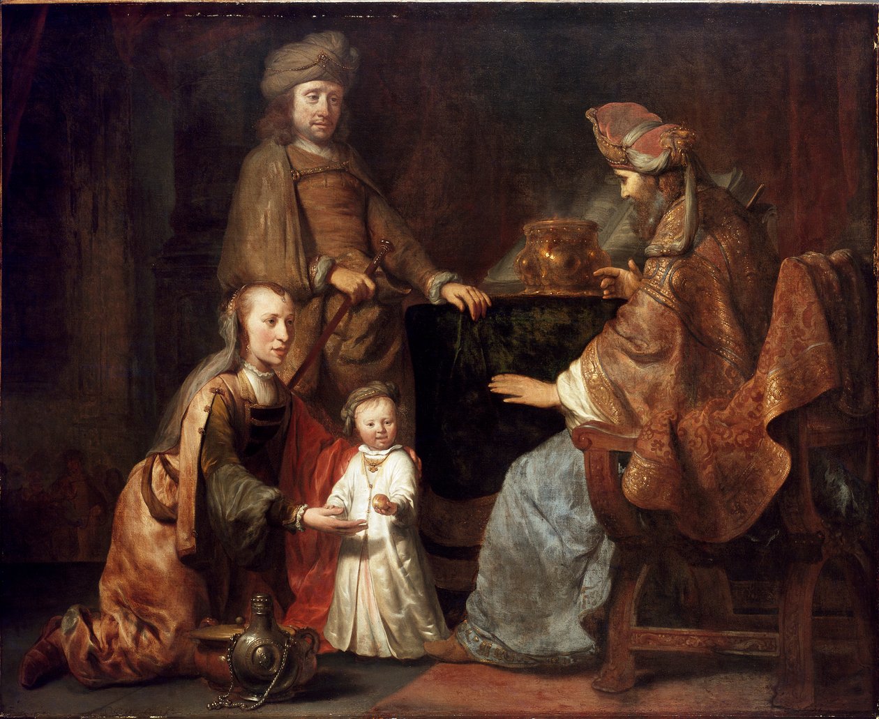 Infant Samuel, jonka Hanna toi Elille, 1660-luvun alussa tekijältä Gerbrand van den Eeckhout
