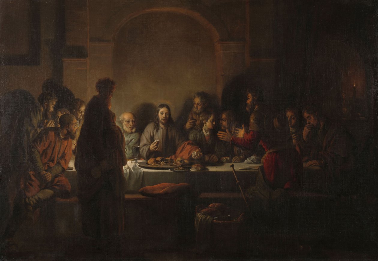 Viimeinen ehtoollinen, 1664 tekijältä Gerbrand van den Eeckhout