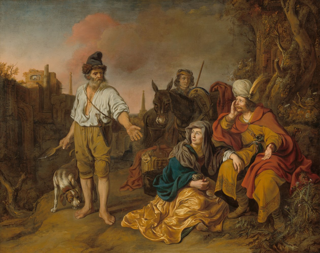 Leeviläinen Gibeassa 1640-luvun alussa. tekijältä Gerbrand van den Eeckhout