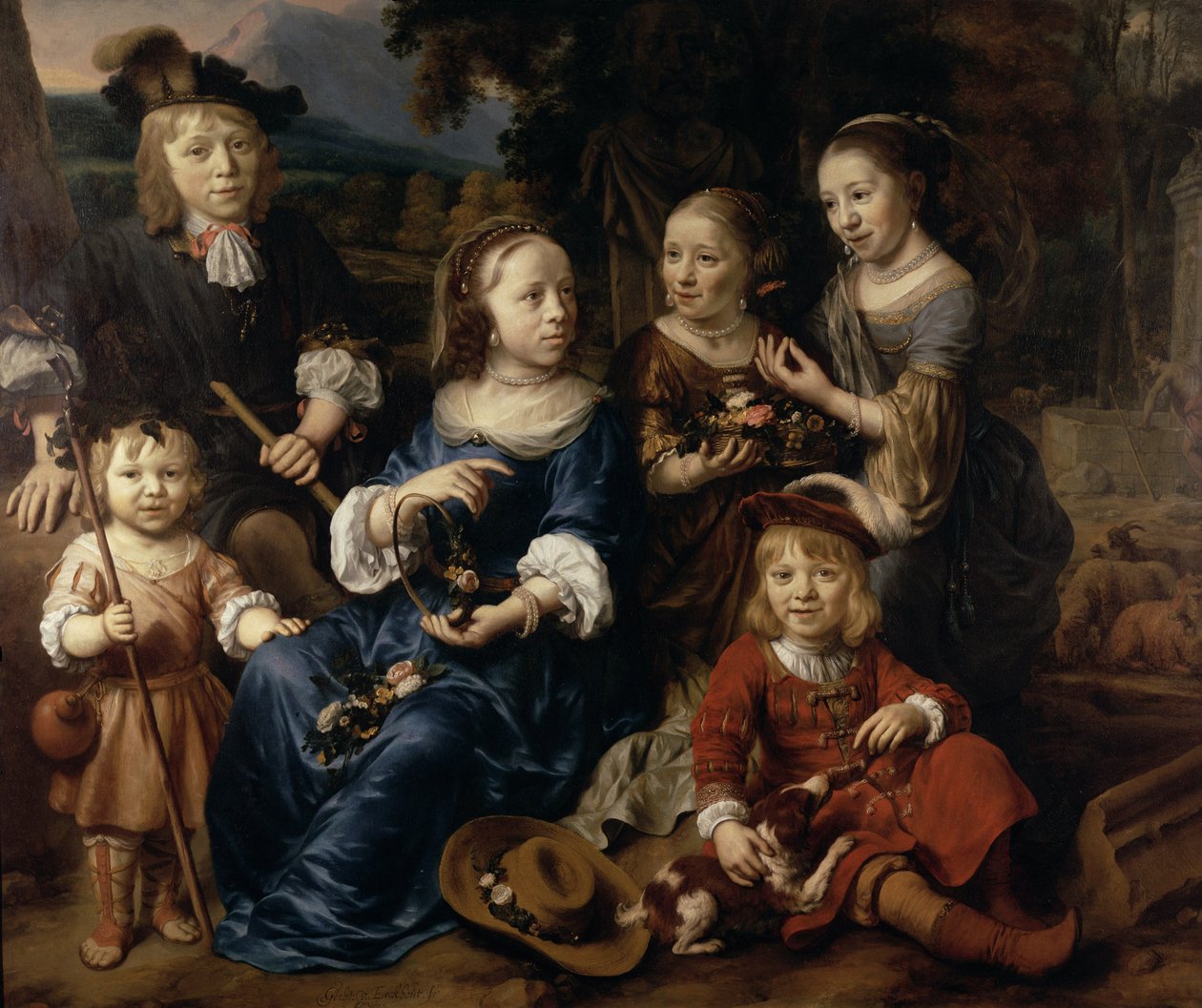 Altetus Tollingin lapset, 1667 tekijältä Gerbrand van den Eeckhout