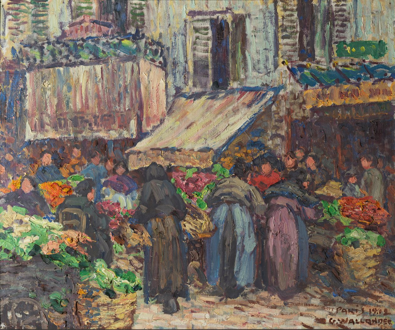 Les Halles Parisista tekijältä Gerda Wallander