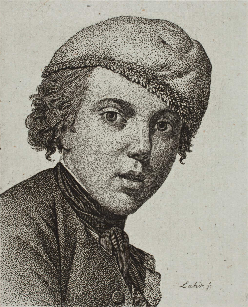 Jens Juel Juelin omakuvan jälkeen vuodelta 1767 tekijältä Gerhard Ludvig Lahde