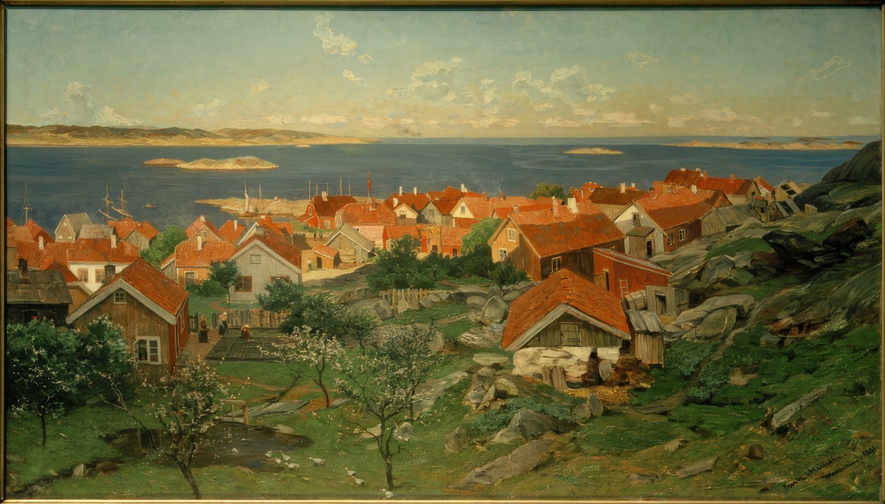 Der Ort Nevlunghavn tekijältä Gerhard Peter Frantz Vilhelm Munthe