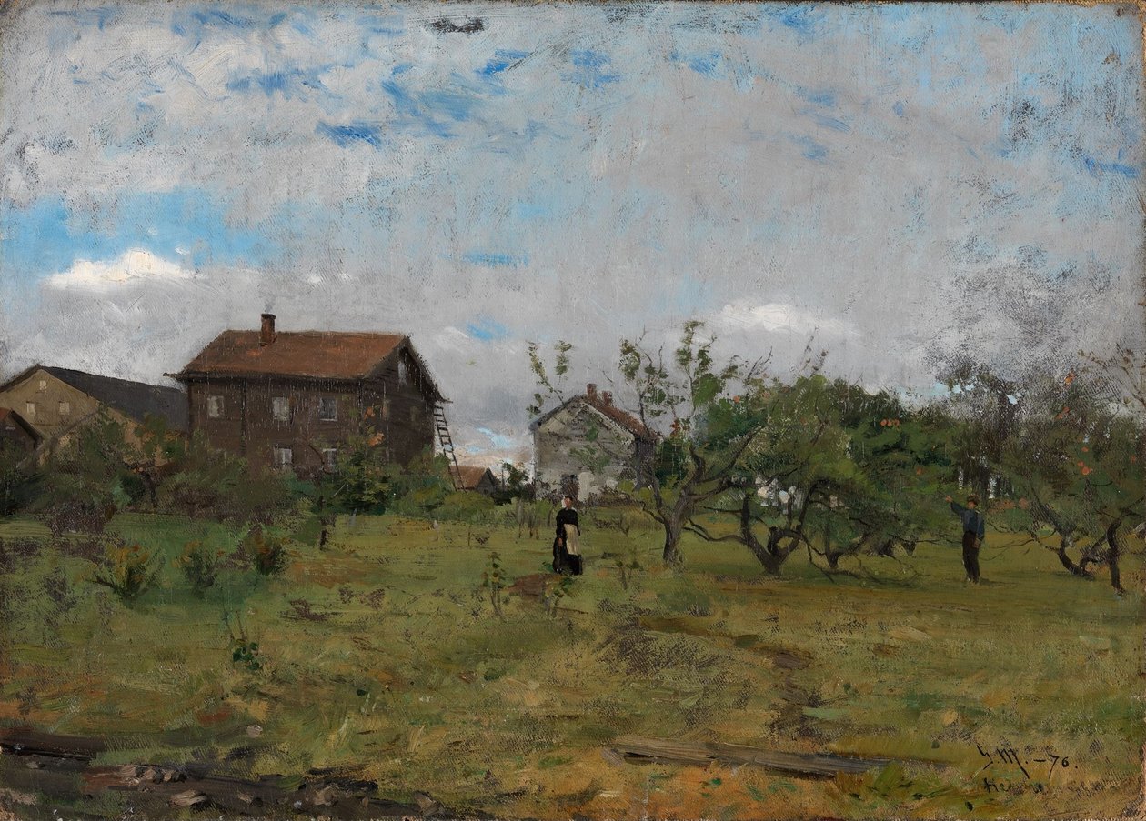 Hedmarkin maatila tekijältä Gerhard Munthe