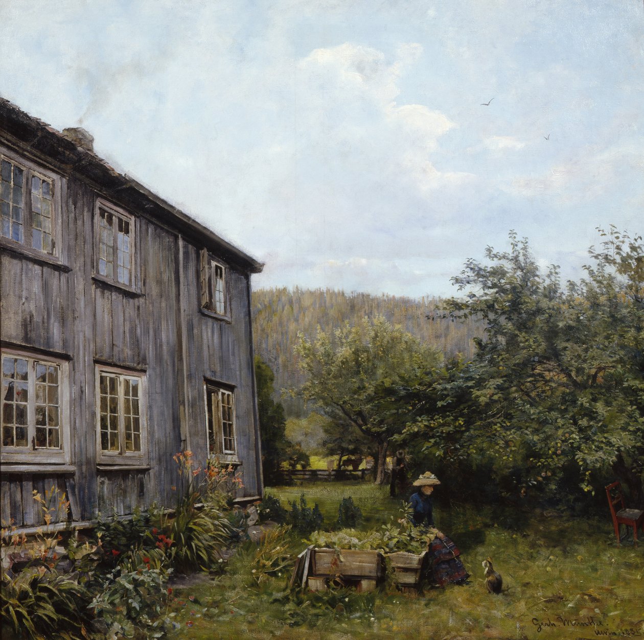 Puutarhassa tekijältä Gerhard Peter Frantz Vilhelm Munthe