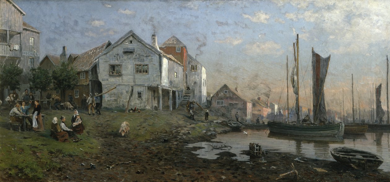 Aamu kalastajakylässä tekijältä Gerhard Peter Frantz Vilhelm Munthe
