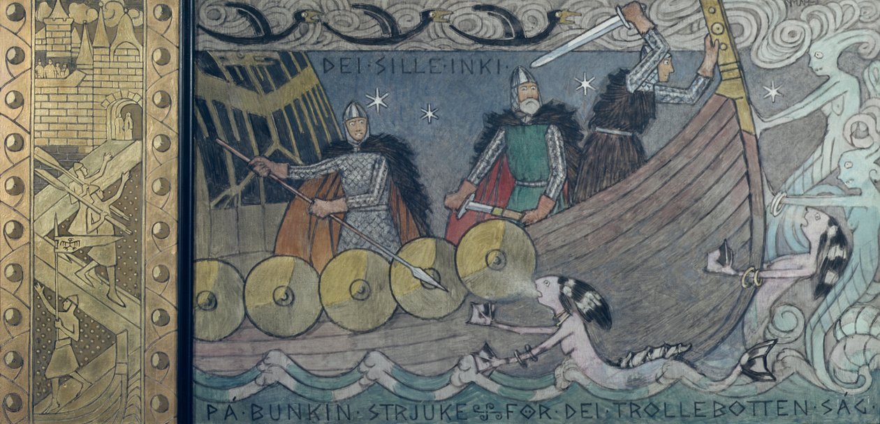 Åsmund Frægdegjevar (maalaus) tekijältä Gerhard Peter Frantz Vilhelm Munthe