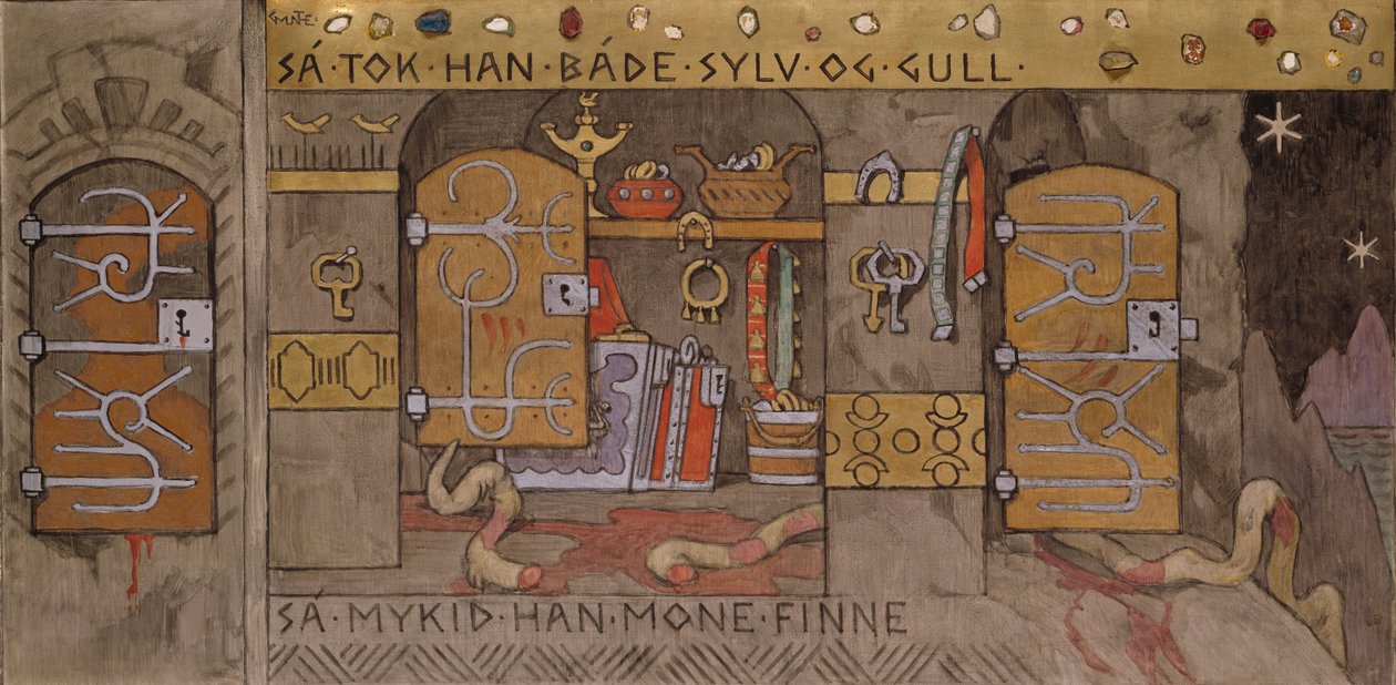Åsmund tuo kotiin hopeaa ja kultaa tekijältä Gerhard Peter Frantz Vilhelm Munthe
