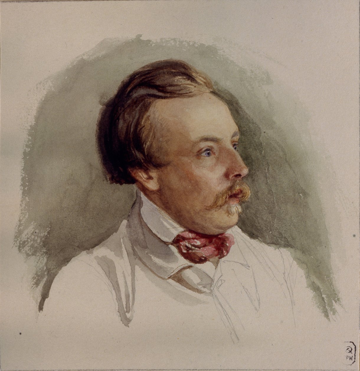 Taidemaalari Alexander von Kotzebuen muotokuva 1815-1889, 1840-luku tekijältä Gerhard Wilhelm Reutern von