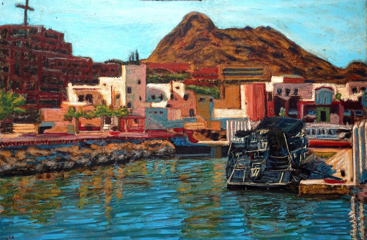 Marina Towards Pedregal, 2013 (öljy kankaalle) tekijältä Gerhardt Isringhaus