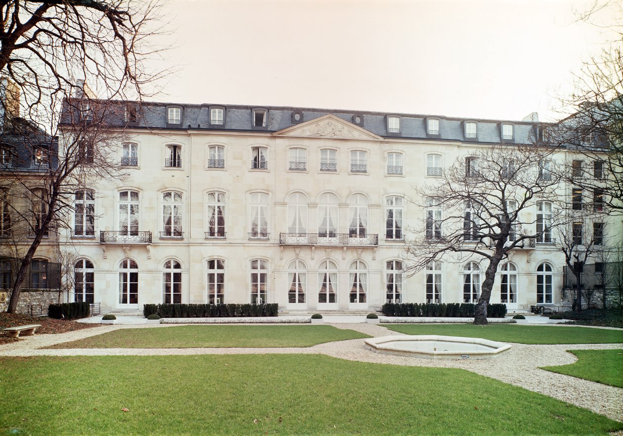 Näkymä vuonna 1713 rakennetun Hotel de Beauharnais