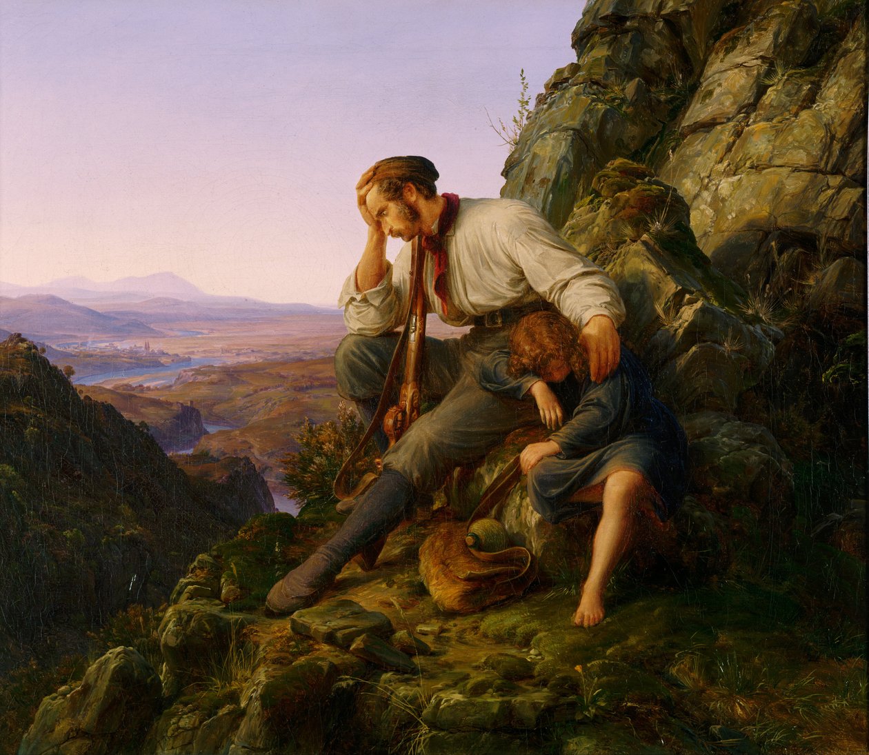 Ryöstäjä ja hänen lapsensa tekijältä Carl Friedrich Lessing