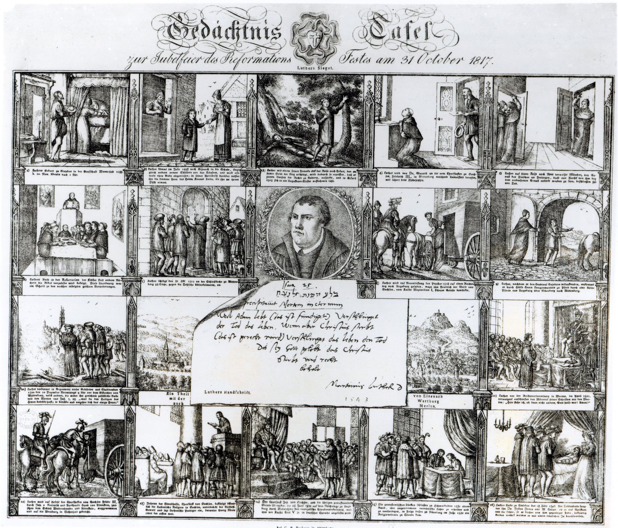 Juhla uskonpuhdistuksen kunniaksi 31. lokakuuta 1817: Martti Lutherin elämä (1483-1546) tekijältä German School