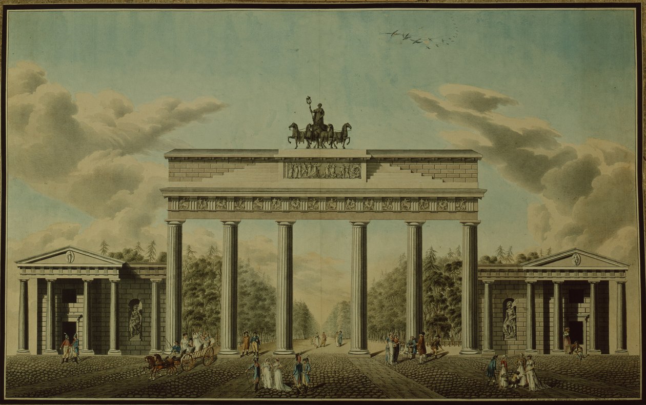 Brandenburgin portti, 1812 tekijältä German School