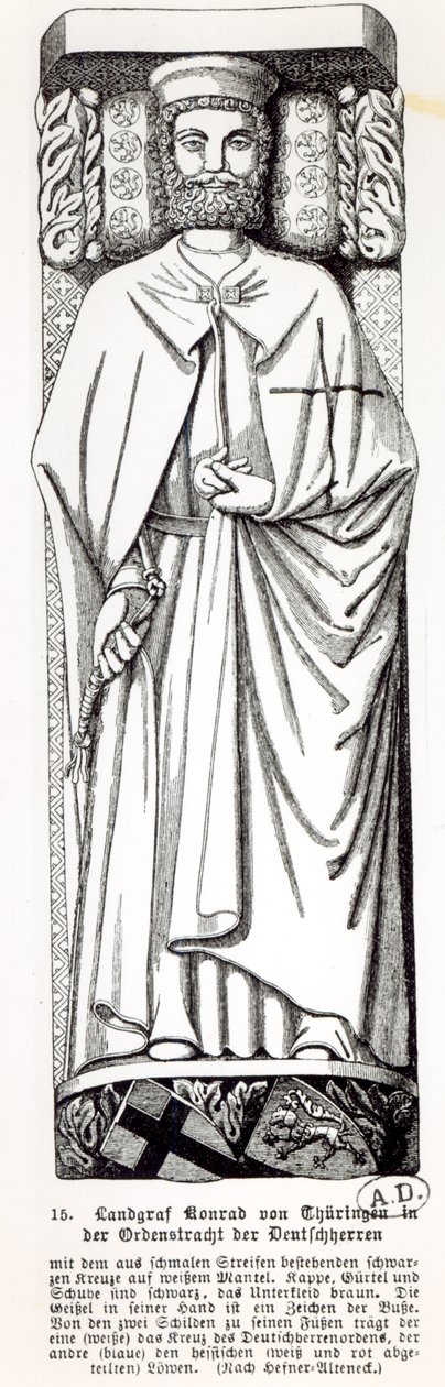 Thüringenin Konrad, Saksalaisen ritarikunnan suurmestari 1239-40 tekijältä German School