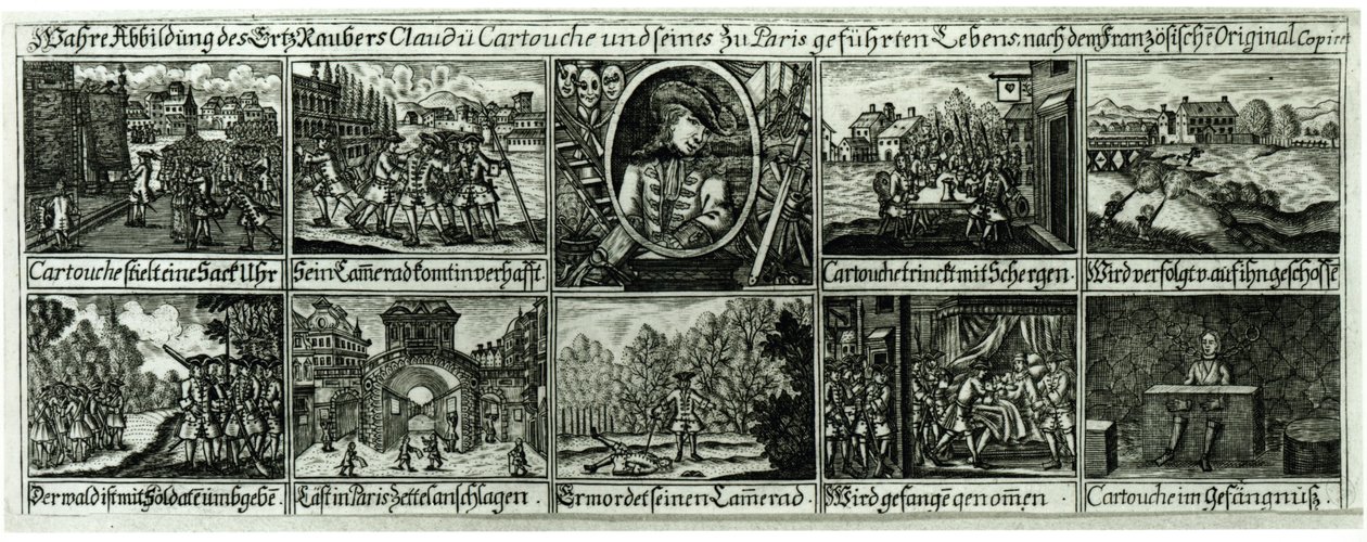 Cartouchen hyökkäyksiä (1693-1721) tekijältä German School